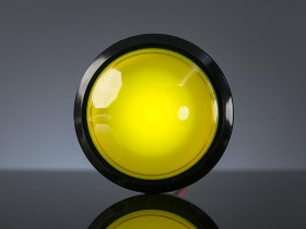 Adafruit Massive Arcade Button with LED - 100mm Yellow