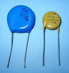 2,2nF/400V Up-4kV Y1 KOND.CERAM.