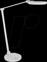 LTL00120 LED-Schreibtischlampe, 7 W, mit Drehknopf, weiß