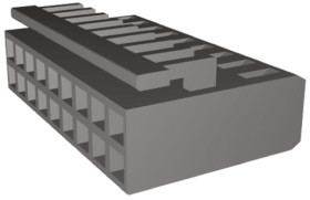 Obudowa złącza 18-pinowe 2-rzędowe raster: 2.54mm TE Connectivity Żeński Montaż na kablu AMPMODU MOD IV Styk o