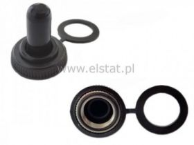 Osłonka czarna hermet. KN3 duży typ2 gwint stal