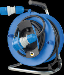 12270 Camping cable reel with CEE plug and powerlight, 25 m
