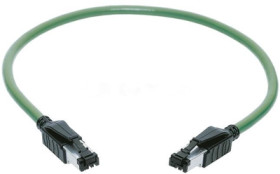 Patch cable, RJ45 plug, straight to RJ45 plug, straight, Cat 5, PVC, 7.5 m, black, 09473434127