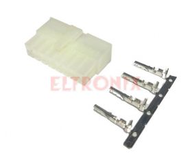 GNIAZDO MFH16F+OBUDOWA RASTER 4.2MM 7A/250V NA PRZEWÓD