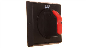 Pokrętło Pośrednie Metalowe Czarne Ip65 Z Blokadą Do Ot16-125Ft Ohbs2rj...