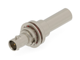 Złącze koncentryczne Montaż na panelu Żeński typ złącza Złącze BNC 0 → 12GHz Połączenie zagniatane typ kabla