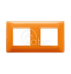 Ramka ozdobna Plana, 2+2M, Reflex Orange, 14643.48