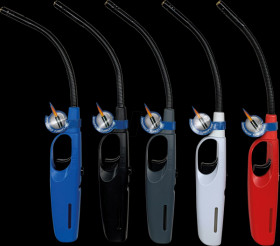 52448 Gas lighter maxi flexible turbo with piezo ignition