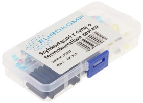 Zestaw szybkozłączek z cyną + rury termokurczliwe 0.25-6mm2 ZS-0856