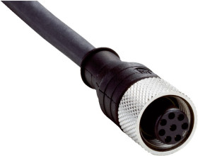 Złącze i kabel ze złączem Złącze M12 liczba rdzeni 7 długość 10m Rodzaj A Żeńskie