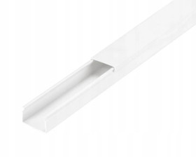 Listwa elektroinstalacyjna kanał kablowy STANDARD BKK 25x16mm korytko z pokrywą / 1M 4/EB/KK 25x16/1M