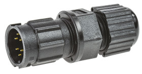 Złącze wielostykowe przemysłowe 10-pinowe, panelowe Wtyczka Amphenol Industrial