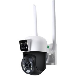 OUTLET_1: Kamera IP EasyCam obrotowa zewnętrzna dual WiFi 4MP (2MP + 2MP) 4x zoom Tuya EC-2x2PTZ8DL