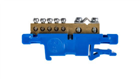 Listwa Zaciskowa Na Szynę 7-Torowa Niebieska Th35 N Lz-7/N 0920-00