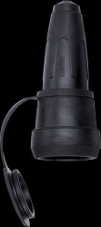 172993 Merten solid rubber coupling with snap collar and hinged lid, IP