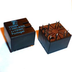 Przekaźnik 12VDC V23084-C2001-A303 2x styki przełączne, 12A, 2 cewki