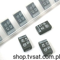 293D476X9016D 47uF 16V Tantalum SMD-D VISHAY