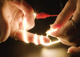 Adafruit NOOds - Flexible LED Filament - 3V 300mm long - Warm White