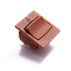 Przełącznik koł.duży 4pin/2poz. brązowy 4A