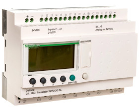 Sterownik programowalny 16wej 10wyj 24V DC RTC/LCD Zelio SR3B262BD