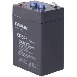 VOLTCRAFT CE6V4,5Ah VC12713940 VRLA 6V 4.5 Ah 70 x07 x 47mm 4.8mm battery