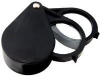 UM271.19 Lupa kieszonkowa z osłoną, dwusoczewkowa - powiększenie 3D, 5D (1.75x, 2.25x)