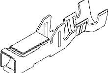 Molex 506958000 OBD II CRIMP REC TE 506958000 Molex Zawartość: 4000 szt.