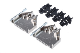 Osłona tylna D-Sub 25-pinowe, seria MHDTZK Cynk Prosty MH Connectors Osłona tylna D-Sub B Odciążenie Naciągu