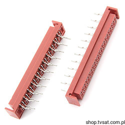 TMM-4-L-22-1 Socket DIP Lock 1.27mm 22Way THT AMPHENOL