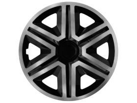 Kołpak 16" ACTION Doublecolor graphite/black 4szt