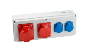 Viplast Rozdzielnica Gniazdo Horizon 32/5 + 16/5 + 2X250v