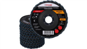 Tarcza Polerska Listkowa Drobna 125Mm Filc Lamelka Z Włókniny Schmith