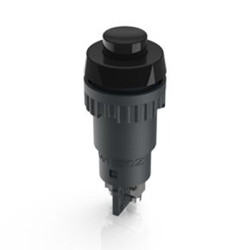 Podświetlany łącznik przyciskowy Chwilowy 1 NO średnica wycięcia 16.2mm Przewlekany RAFI