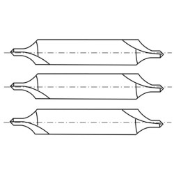 Proxxon 24630 Three Piece Centre Drill Set