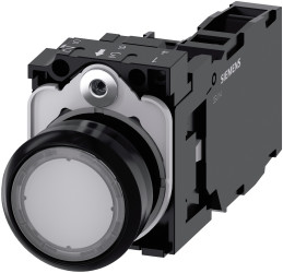 Kompletny układ przycisku SPDT średnica wycięcia 22mm, montaż panelowy Siemens
