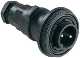 Jack, 4 pole, screw connection, screw locking, straight, PX0749/P