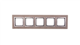 Simon 54 Nature Ramka Pięciokrotna Beton - Butti Cementi Drn5/92