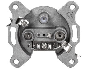 Gniazdo antenowe TV-SAT 1dB 5-2400MHz 67046