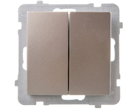 AS Łącznik świecznikowy satyna light ŁP-2G/m/45