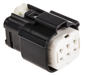 Obudowa złącza 6-pinowe 2-rzędowe raster: 5.84mm Molex Żeński Montaż na kablu MX150L Gniazdo MX150L 6 do obwodu