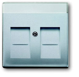 Busch-Jaeger Zaślepka Zestaw do gniazda modularnego aluminium (ral 9006), aluminiowy 2CKA001710A3676 1 szt.