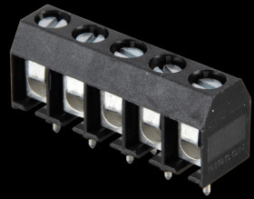 31101105 5-pin terminal strip, spacing 5.08