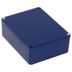 Hammond 1590BBSCB Die Cast Stomp Box Cobalt Blue 120 x 94 x 42