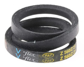 Pas napędowy, profil Z, materiał: PET, guma, 10mm x 6mm x 530mm, RS PRO