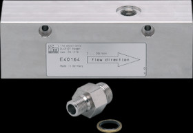 Process adapter, 300 bar/30 MPa, M18, G 1, 2-20 l/min for low flow rates, E40164
