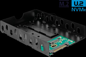 63922 Converter U.2 SFF-8639 &gt; M.2 NVMe Key M, 3.5" frame