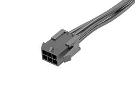 Kabel przewód-płytka, Micro-Fit 3.0, 300 V AC/DC, 8,5 A, raster: 3mm, 150mm, Cyna, Czarny
