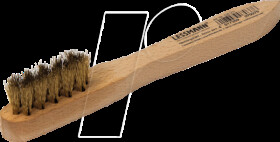 3ZT00051 Cleaning brush, bristles made of brass wire