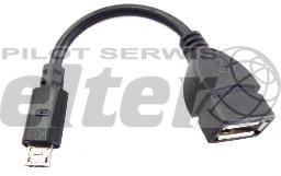 Kabel Wtyk MicroUSB - gniazdo USB OTG