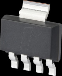 BCP56-16 Bipolar transistor, NPN, 80V, 1A, 1.33W, SOT-223